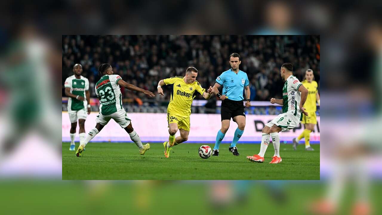 Fenerbahçe, Konyaspor'u deplasmanda 3 golle mağlup etti
