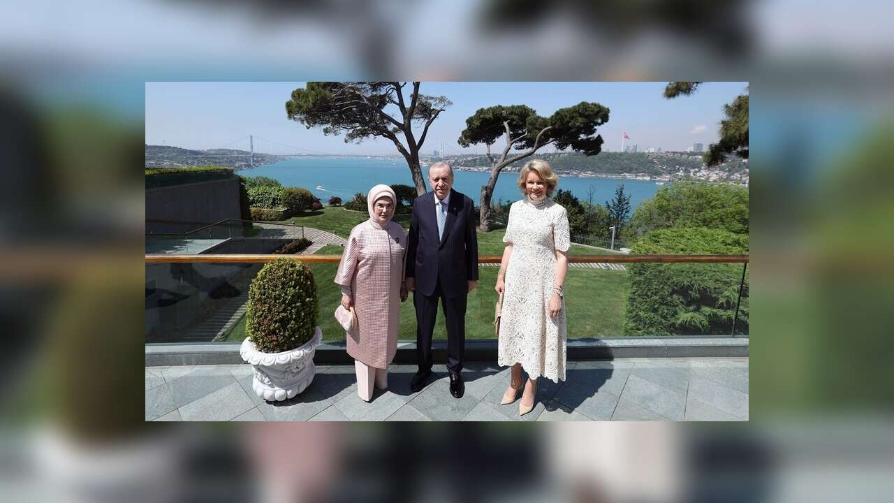 Cumhurbaşkanı Erdoğan, Belçika Kraliçesi Mathilde'yi kabul etti