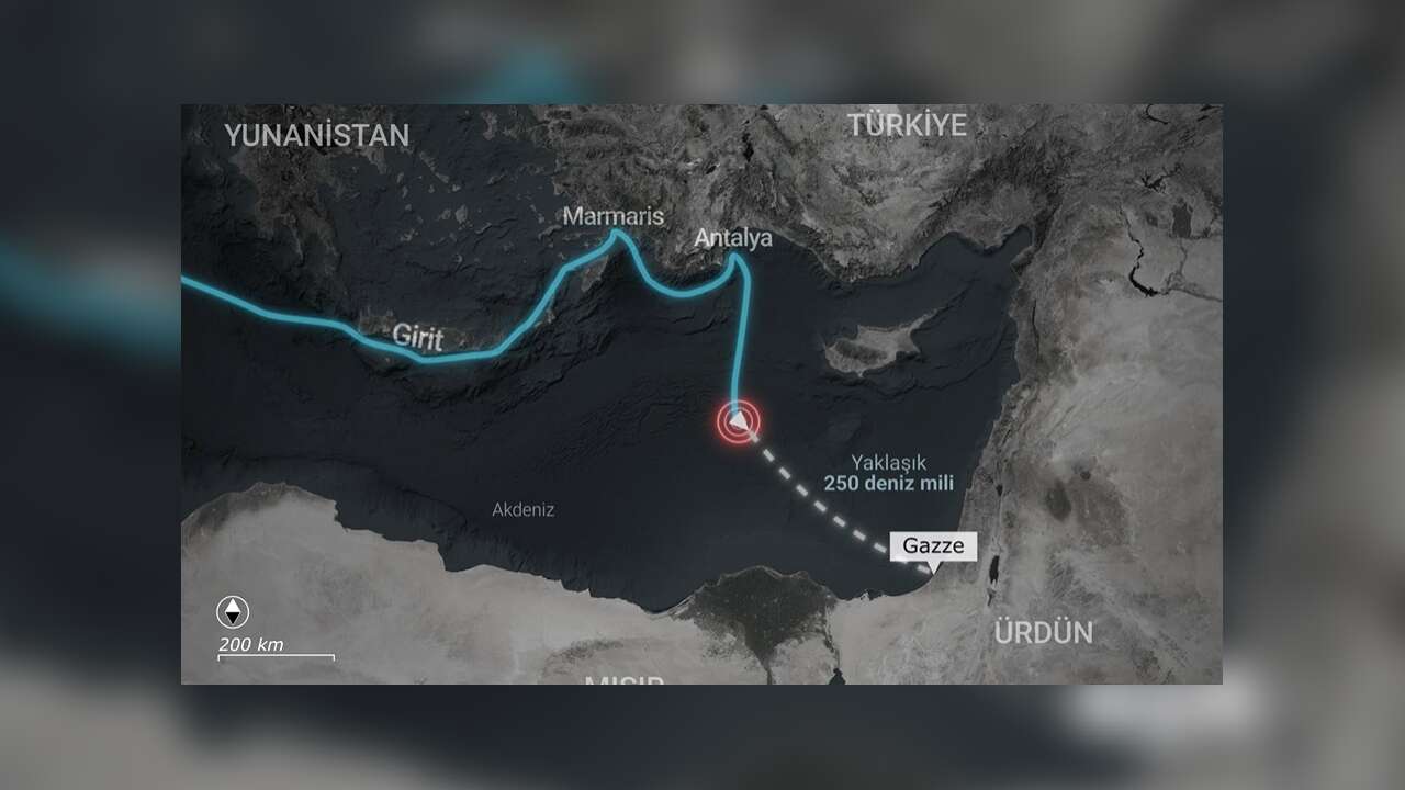 İsrail ordusu, Küresel Sumud Filosu'na uluslararası sularda saldırdı