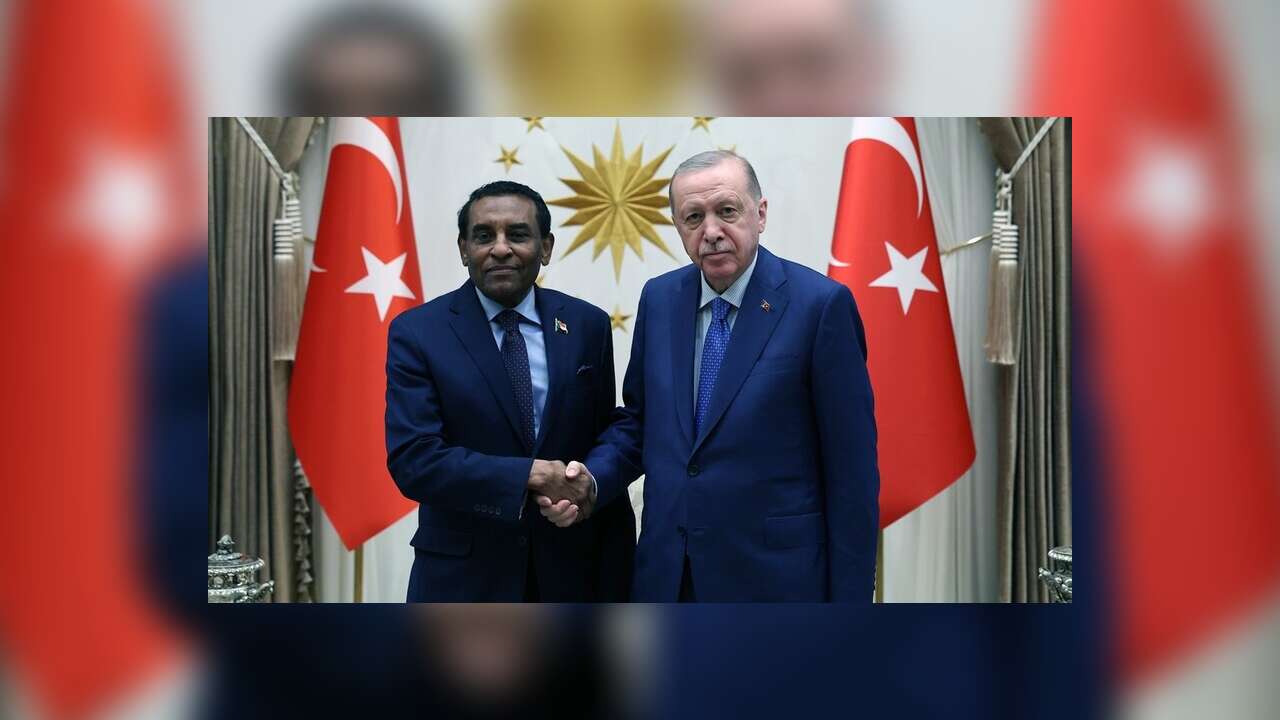 Cumhurbaşkanı Erdoğan, Sudan Başbakanı İdris'i kabul etti