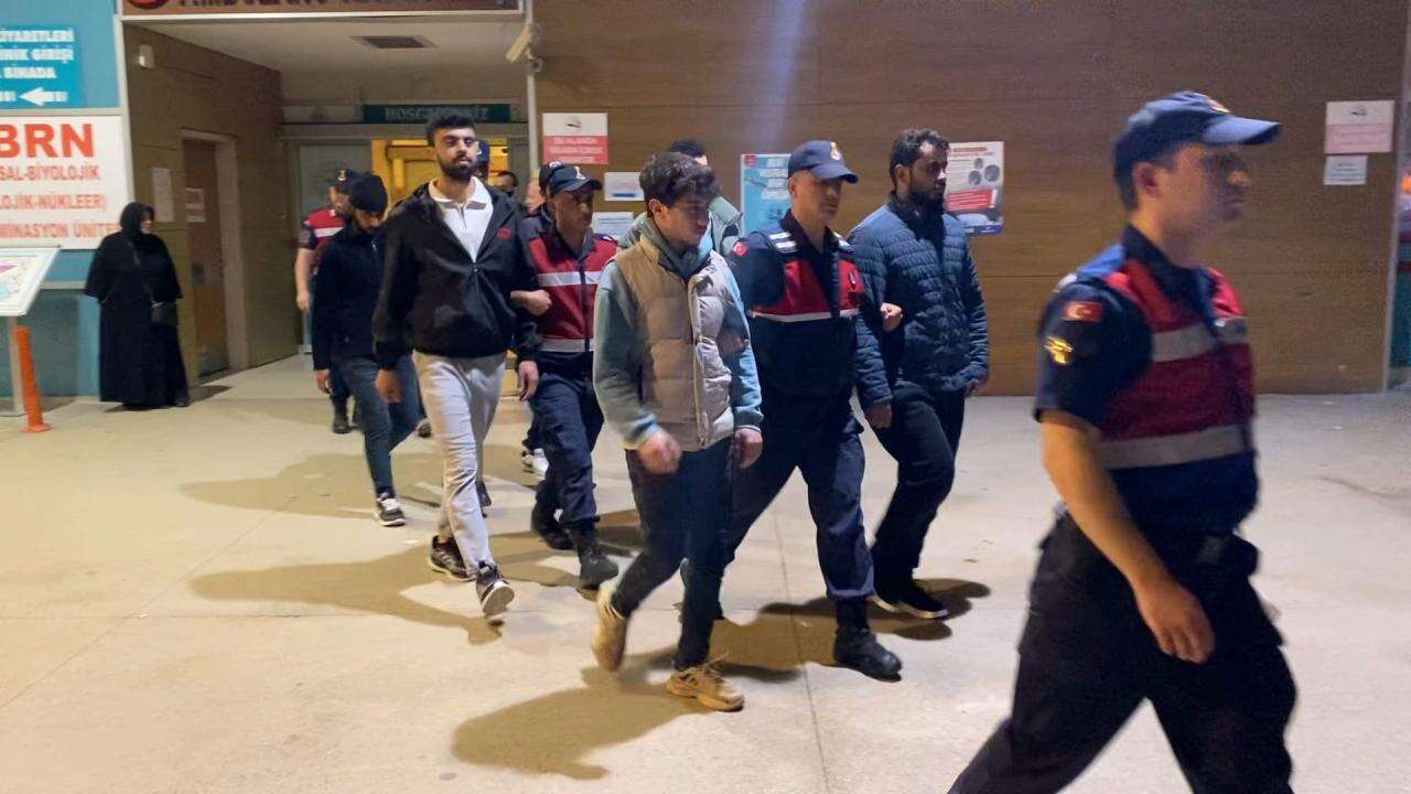 Bursa'da 7 düzensiz göçmen yakalandı