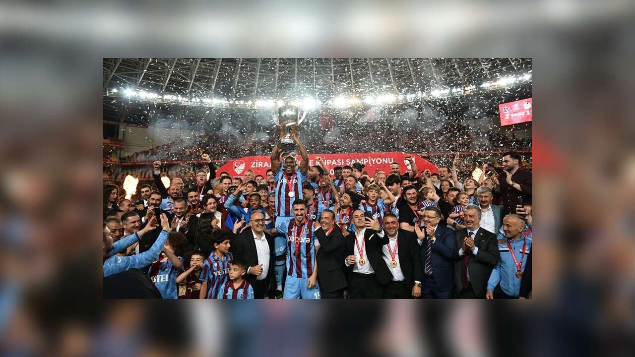 Trabzonspor, 10. kez Türkiye Kupası'nın sahibi oldu