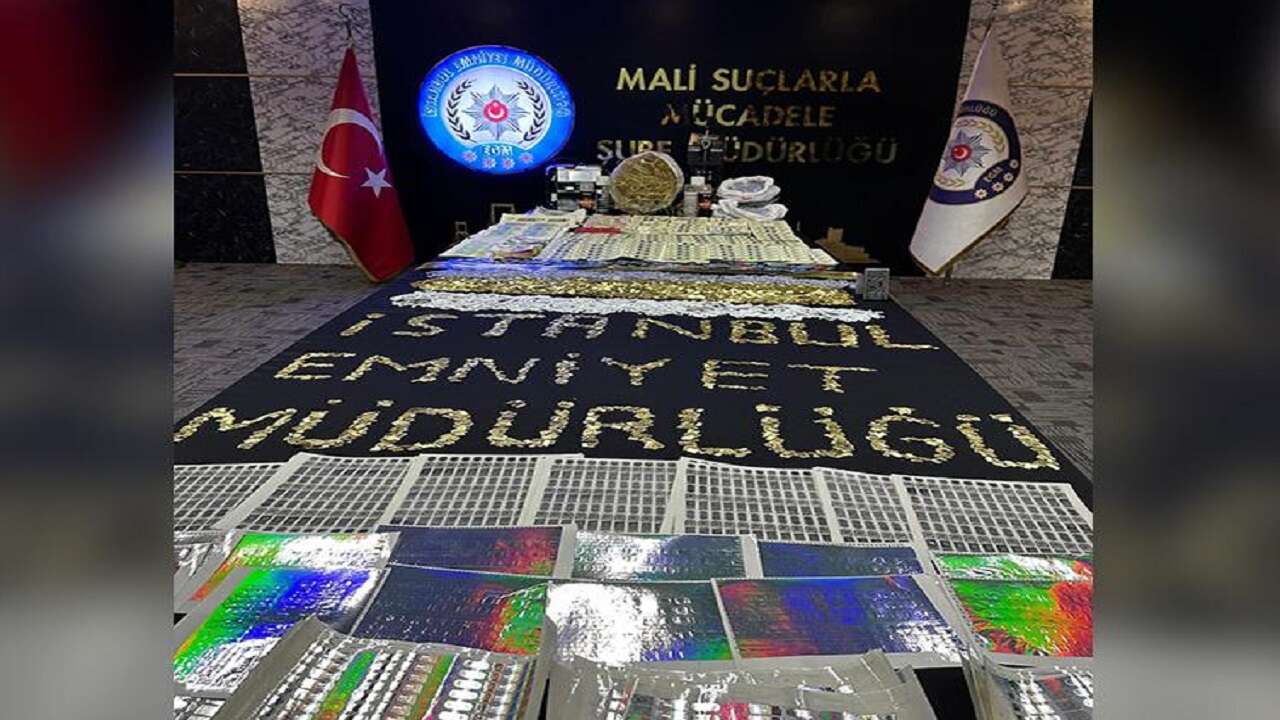 İstanbul'da SAHTE PARA VE ALTIN Operasyonu