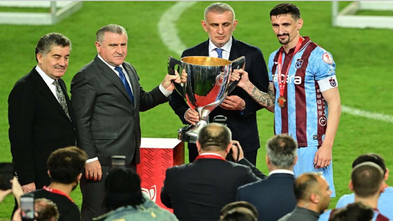 Trabzonspor, 10. kez Türkiye Kupası'nın sahibi oldu