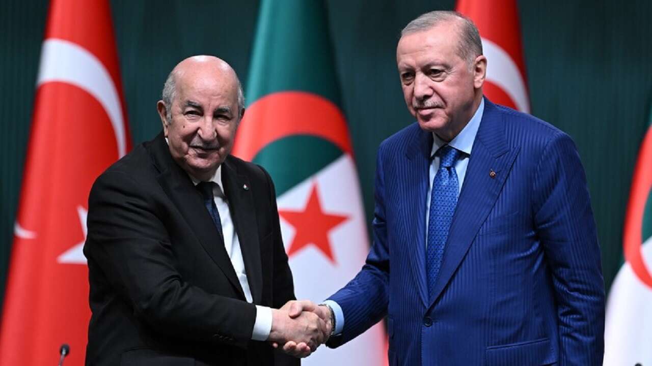 Cumhurbaşkanı Erdoğan, Cezayir Cumhurbaşkanı Tebbun ile görüştü