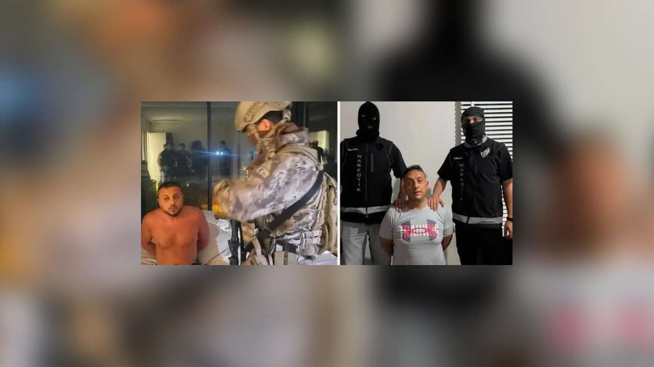 Kırmızı bülten ile aranan iki uyuşturucu baronu Türkiye'de yakalandı