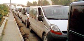 Hafif ticari araç konvoyuylaKaçak Akaryakıt Vurgunu