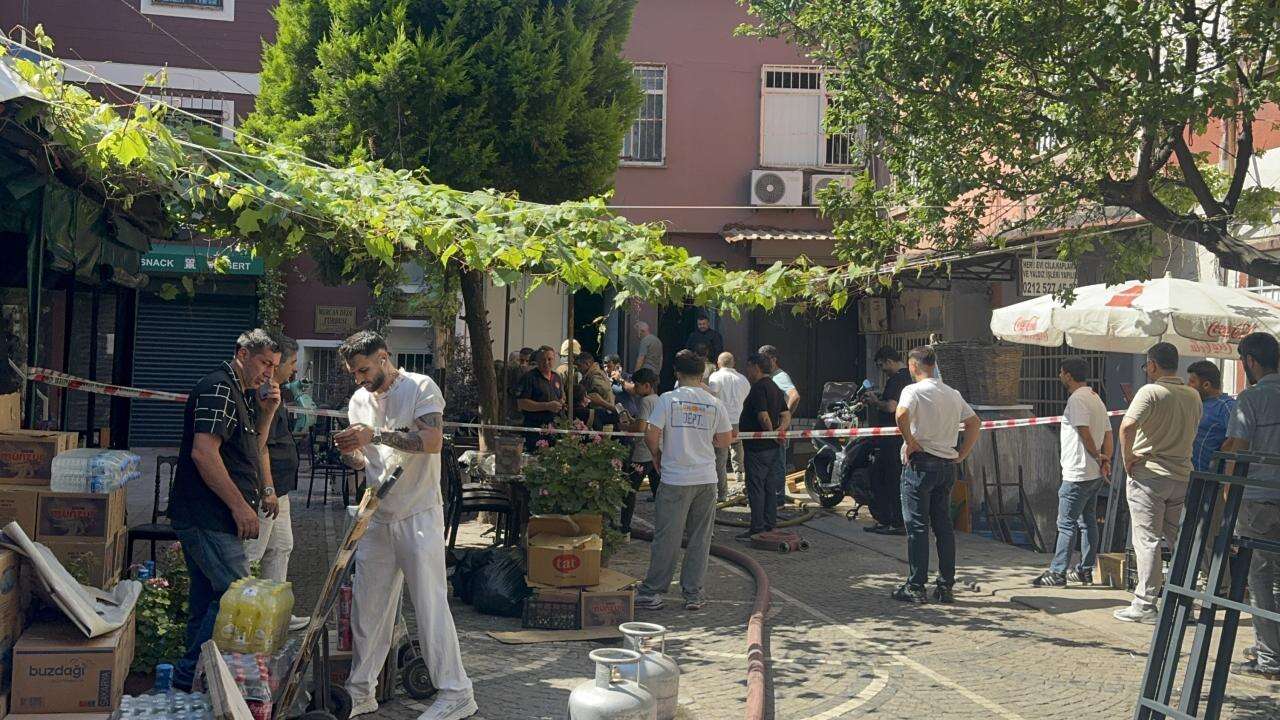 İstanbul'da tekstil atölyesinde yangın