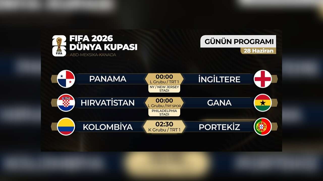 2026 Dünya Kupası'nda grup maçları yarın yapılacak 6 müsabakayla tamamlanacak