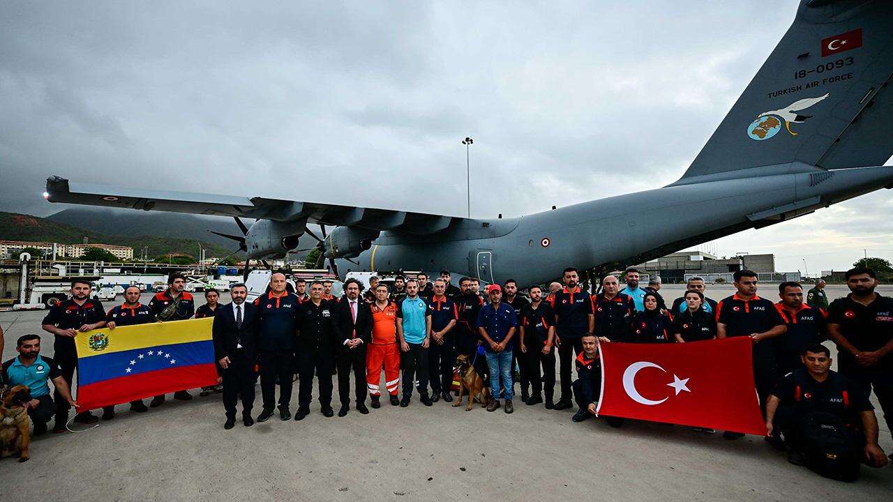 Türkiye'nin yardım eli Venezuela'da..