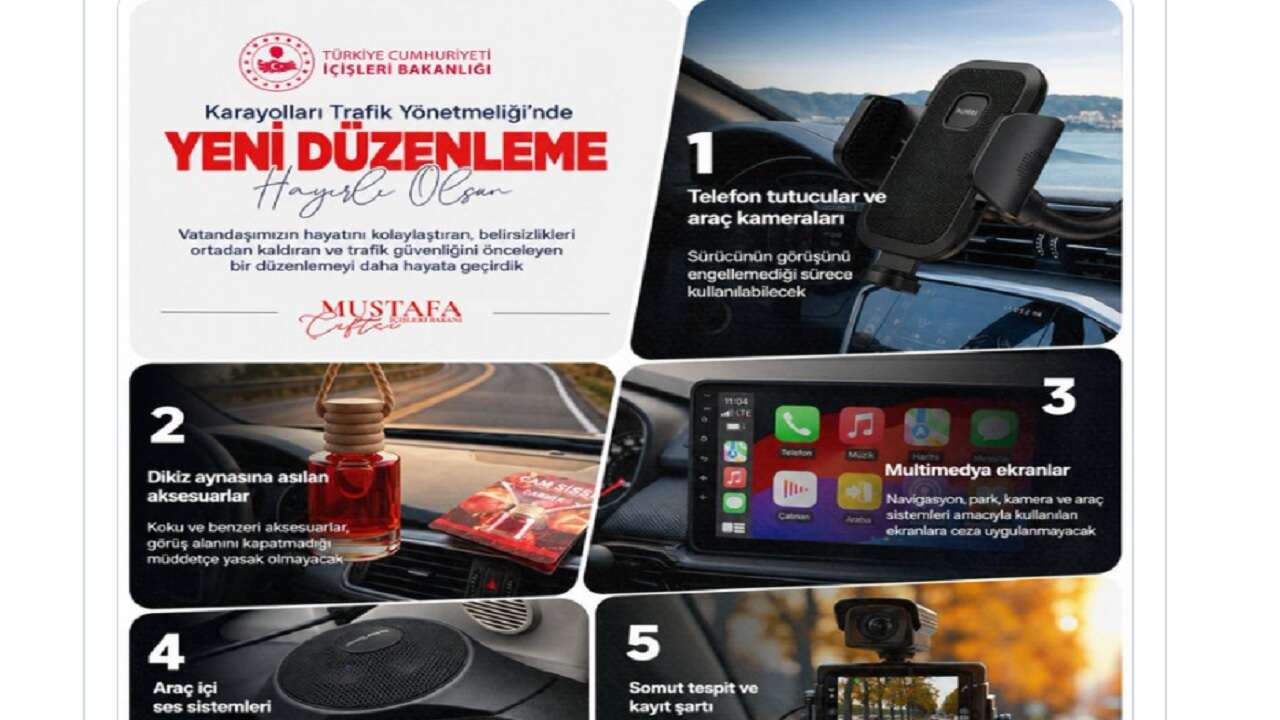 Karayolları Trafik Yönetmeliği'nde yeni düzenleme