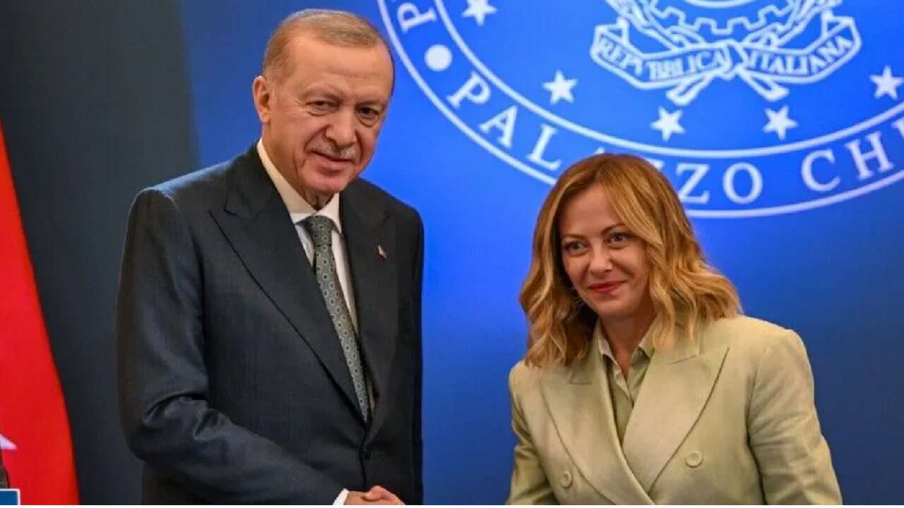 Cumhurbaşkanı Erdoğan, İtalya Başbakanı Giorgia Meloni ile telefonda görüştü