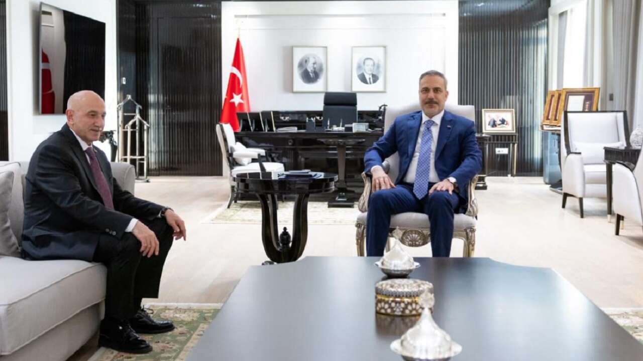 Bakan Fidan Ankara İl Emniyet Müdürü Yüksek'i kabul etti