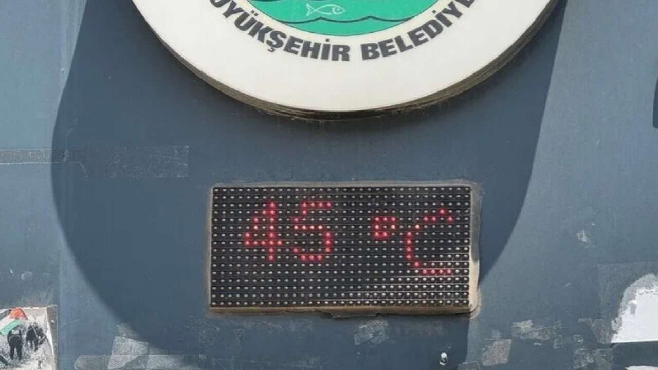 Şanlıurfa'da termometreler 45 dereceyi gösterdi