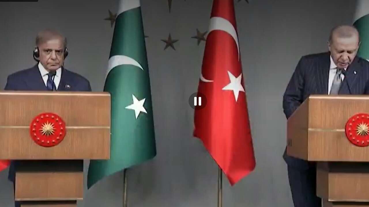 Cumhurbaşkanı Erdoğan ile Pakistan Başbakanı Şerif ortak basın toplantısı