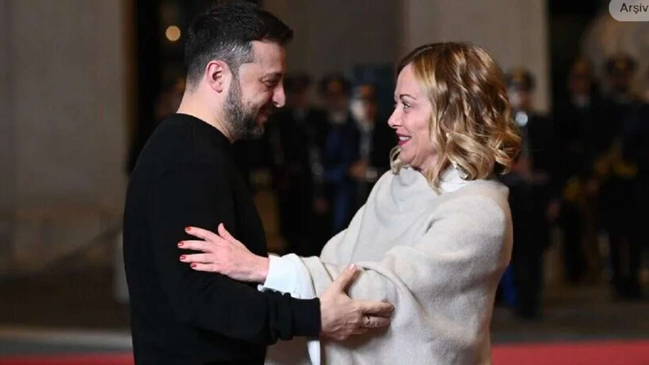 İtalya Başbakanı Meloni, Ukrayna Devlet Başkanı Zelenskiy ile görüştü