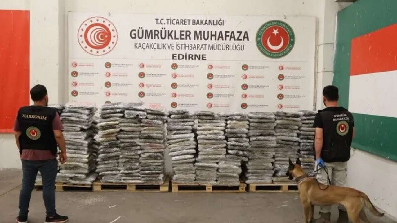 Kapıkule Gümrük Kapısı'nda 1,2 TON uyuşturucu ele geçirildi!