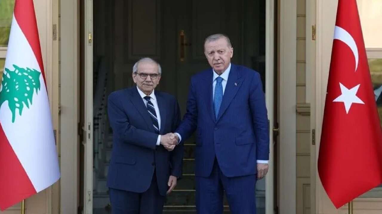 Cumhurbaşkanı Erdoğan, Lübnan Başbakanı Selam'ı kabul etti
