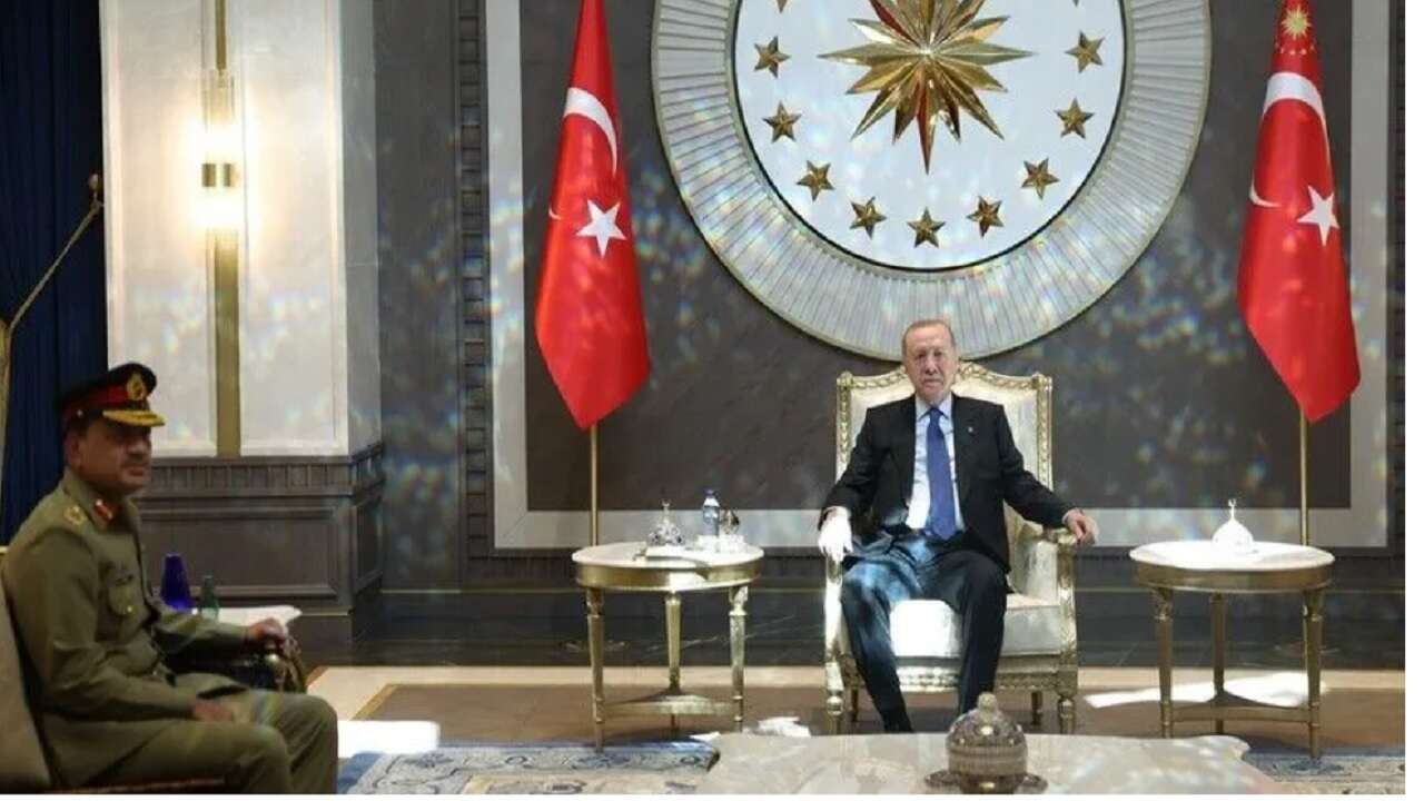 Cumhurbaşkanı Erdoğan, Pakistan Savunma Kuvvetleri Komutanı ve Kara Kuvvetleri Komutanı Munir'i kabul etti