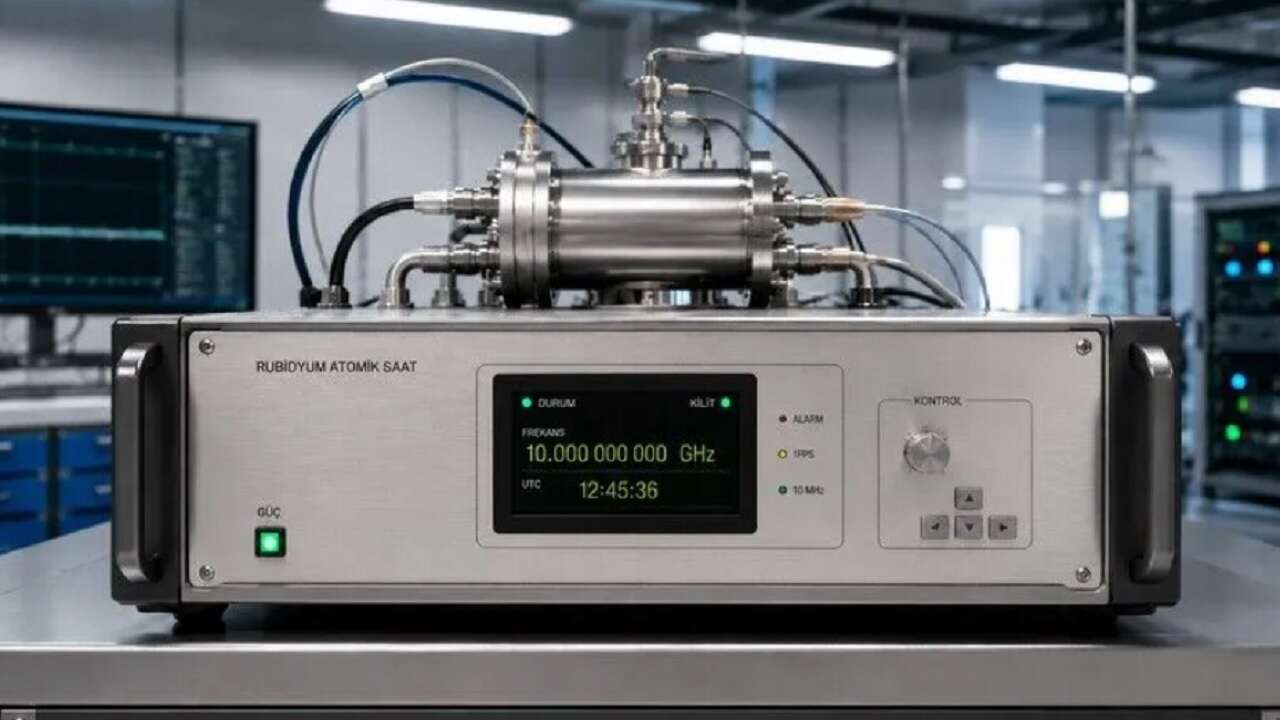 Türkiye'nin yerli atomik saati uzaya fırlatıldı