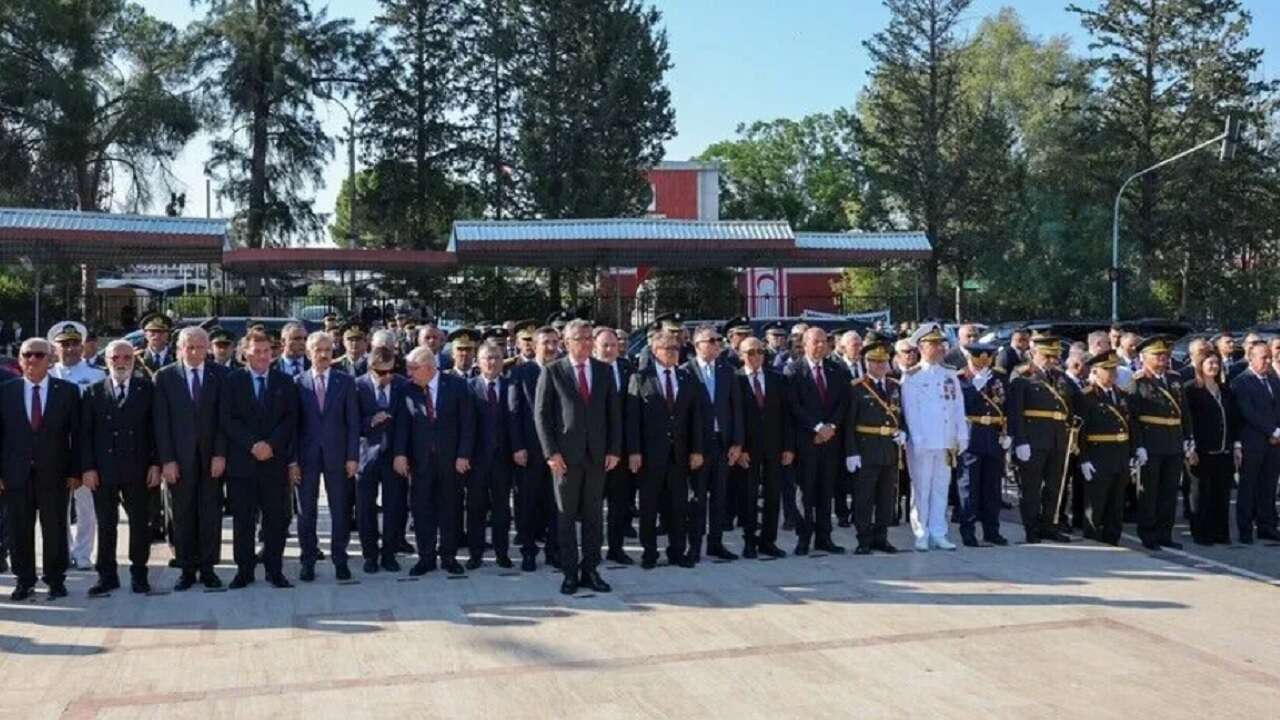 KKTC'de Kıbrıs Barış Harekatı'nın 52. yılı için tören düzenlendi