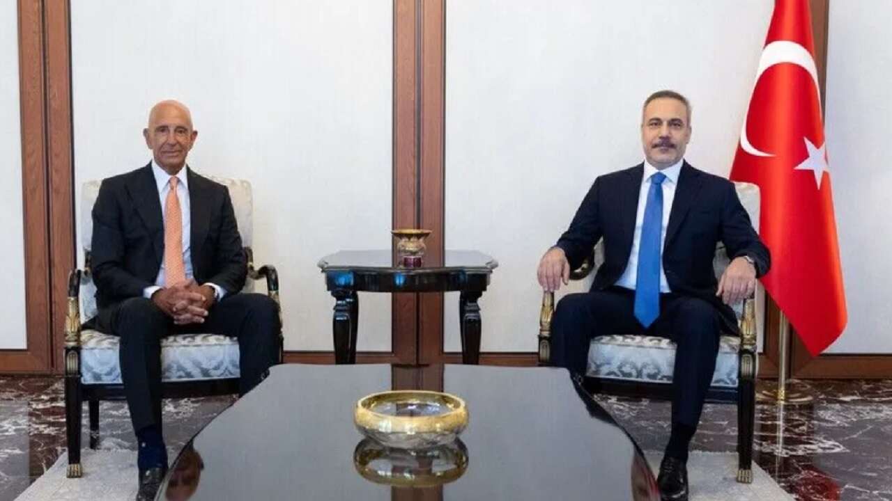 Dışişleri Bakanı Fidan, ABD'nin Ankara Büyükelçisi Barrack'ı kabul etti