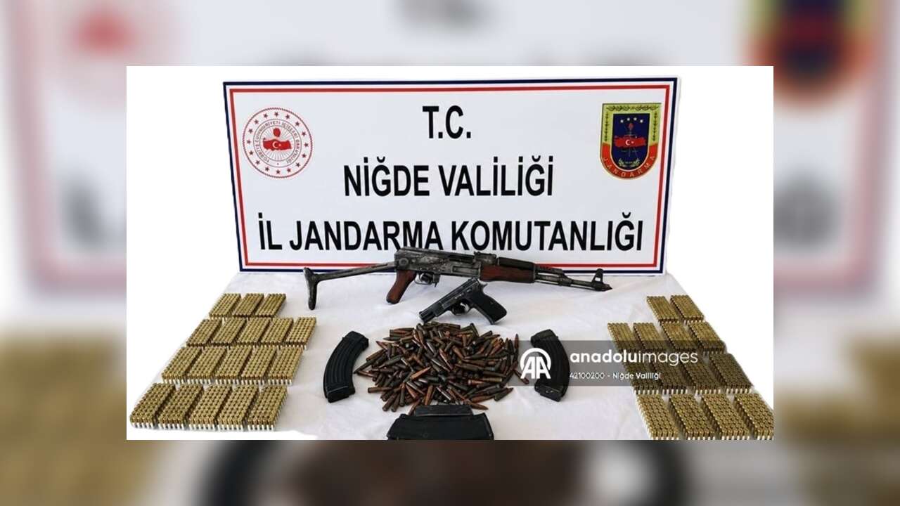 Niğde'de ruhsatsız silah operasyonu