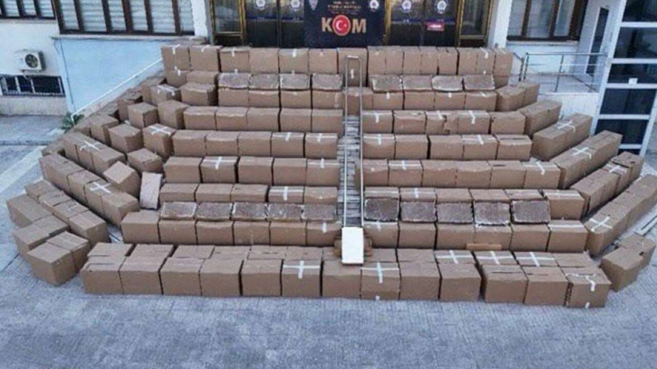 Denizli'de 5 Milyon Doldurulmuş Sigara ele geçirildi!