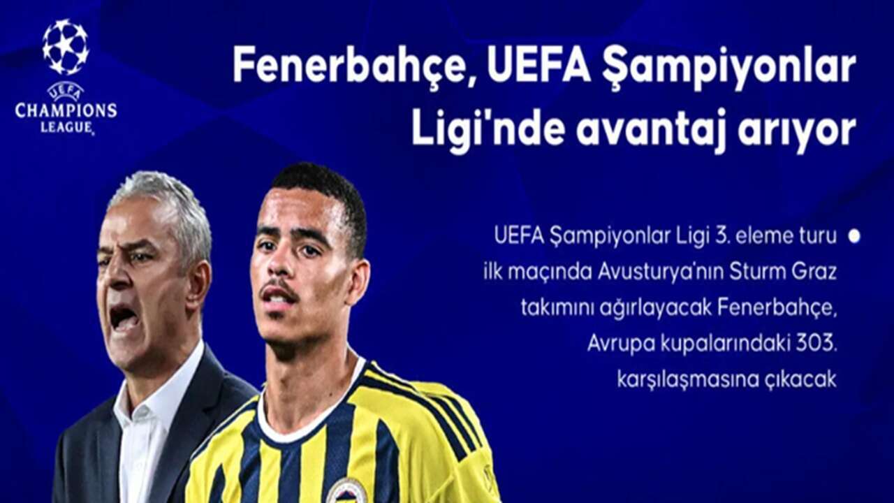 Fenerbahçe, UEFA Şampiyonlar Ligi'nde avantaj arıyor