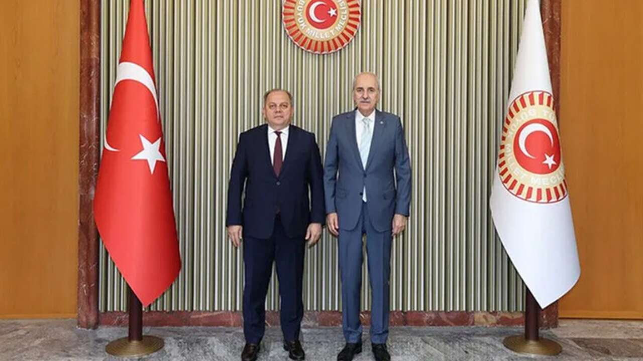TBMM Başkanı Kurtulmuş, Yargıtay Başkanı Kerkez'i kabul etti