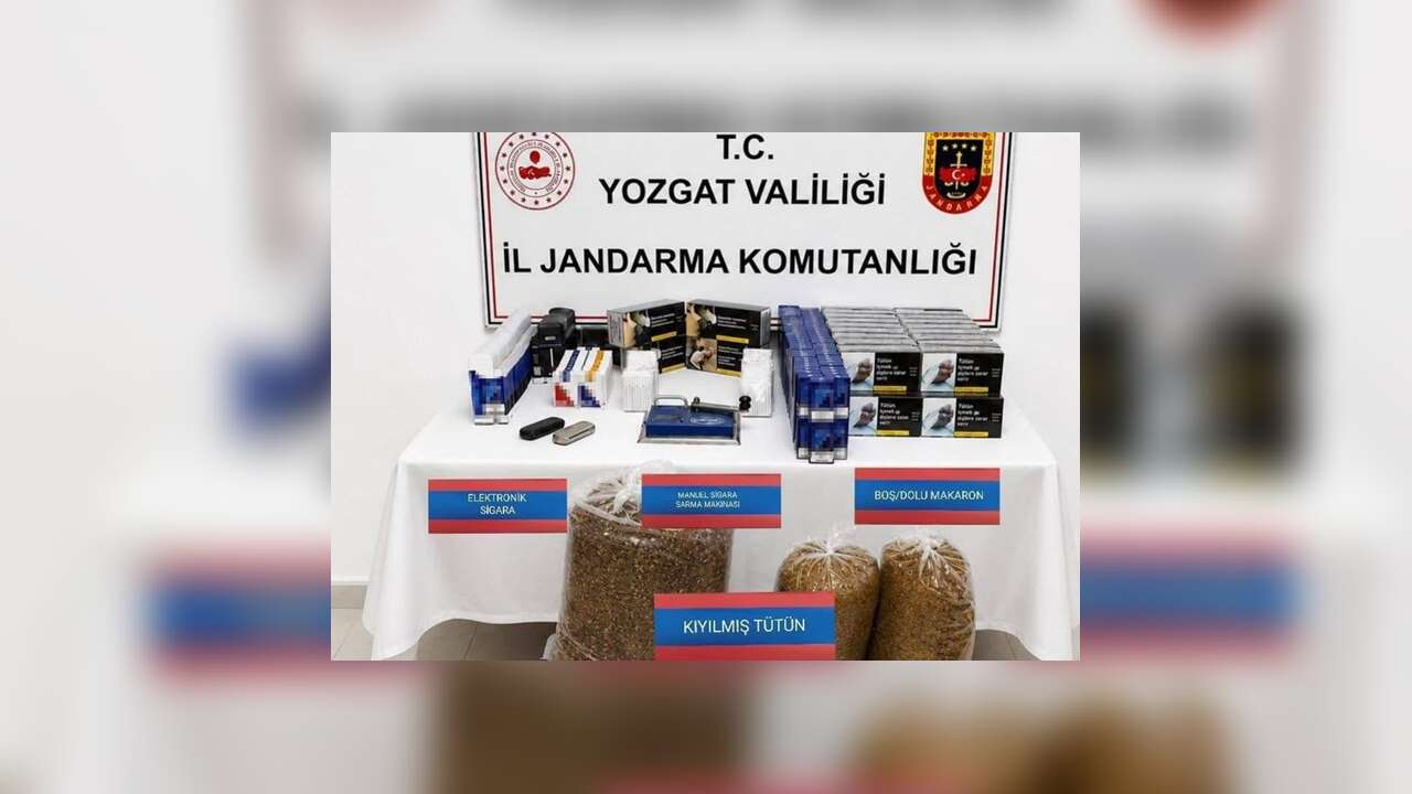 Yozgat'ta 15 bin 560 makaron ele geçirildi!