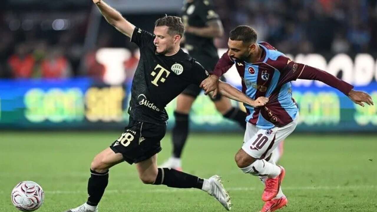 Trabzonspor, UEFA Avrupa Ligi play-off turu ilk maçında Ferencvaros'a yenildi