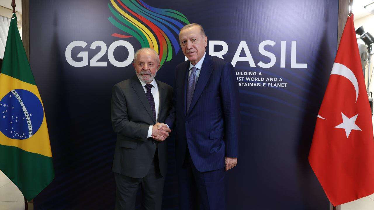 Cumhurbaşkanı Erdoğan Brezilya Devlet Başkanı Silva ile görüştü