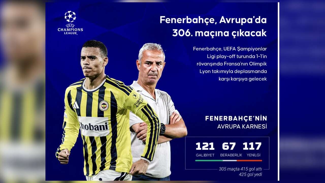 Fenerbahçe, UEFA Şampiyonlar Ligi için sahaya çıkacak!