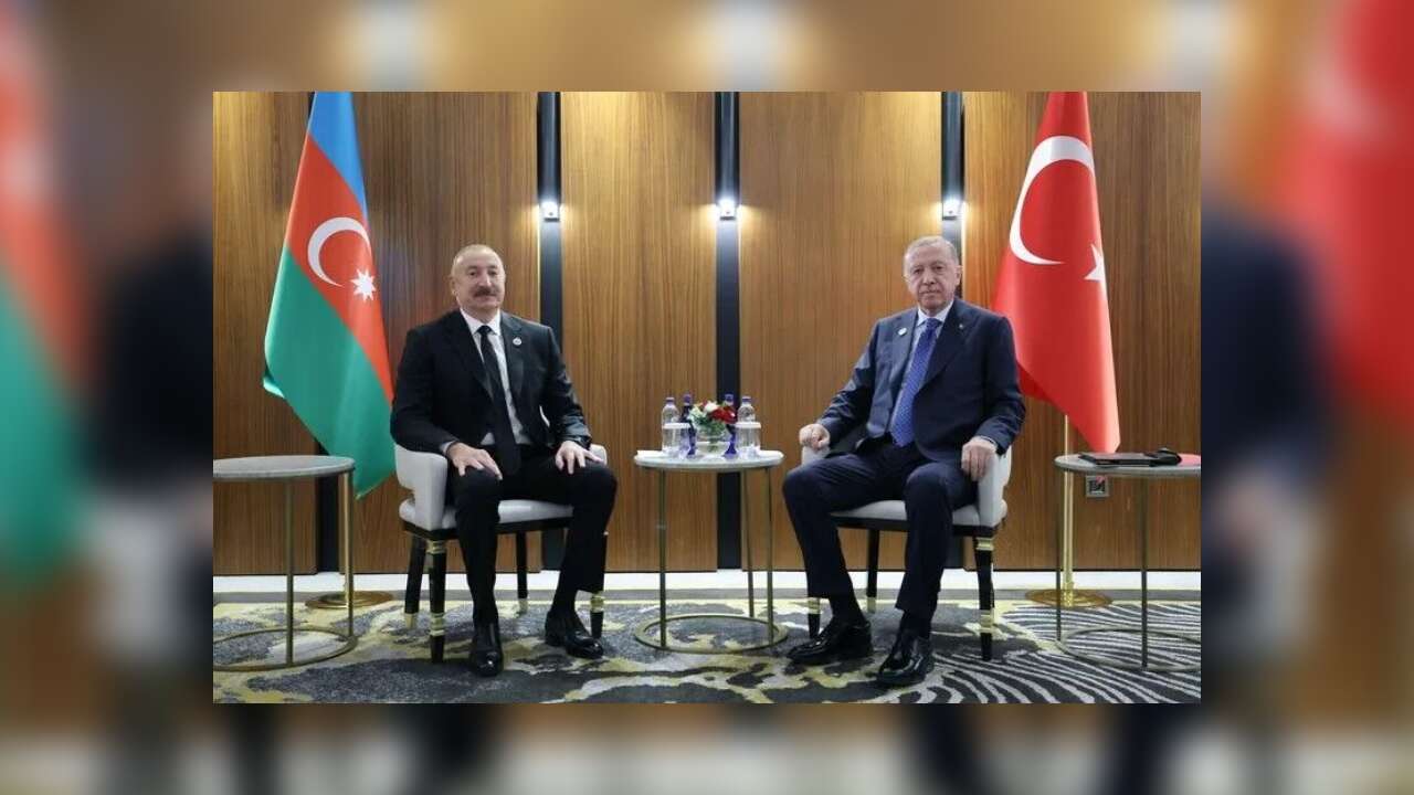 Cumhurbaşkanı Erdoğan, Azerbaycan Cumhurbaşkanı Aliyev ile görüştü