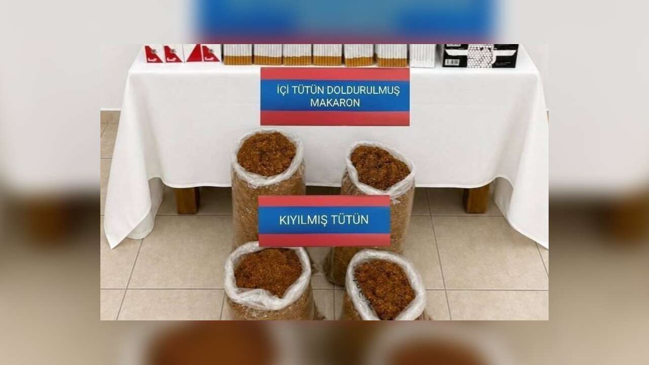 Yozgat'ta 12 bin 160 makaron ele geçirildi!