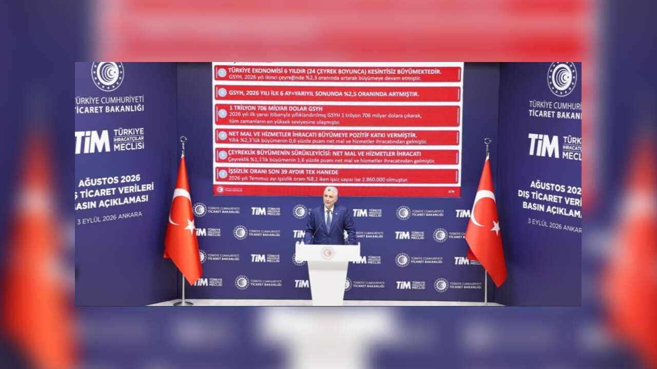 Ticaret Bakanı Bolat: Ocak-ağustos dönemi ihracatımız Cumhuriyet tarihimizin en yükseği oldu