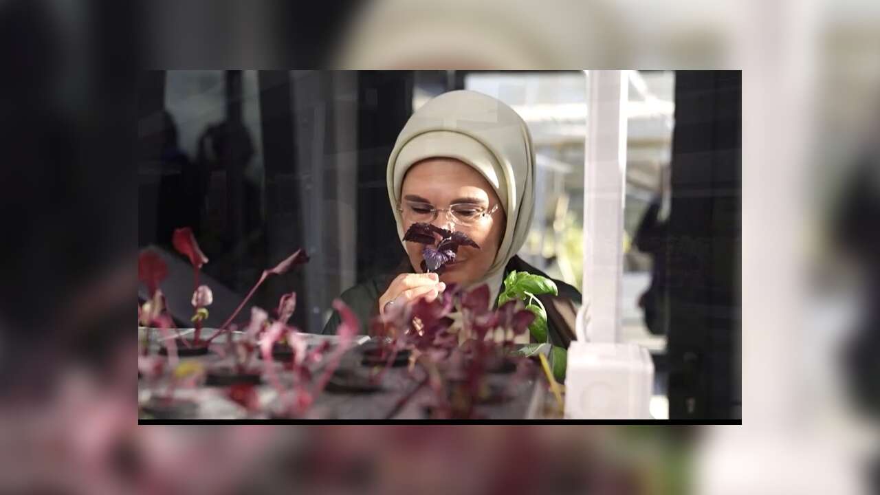 Emine Erdoğan'dan Milli Botanik Bahçesi'ne ziyaret