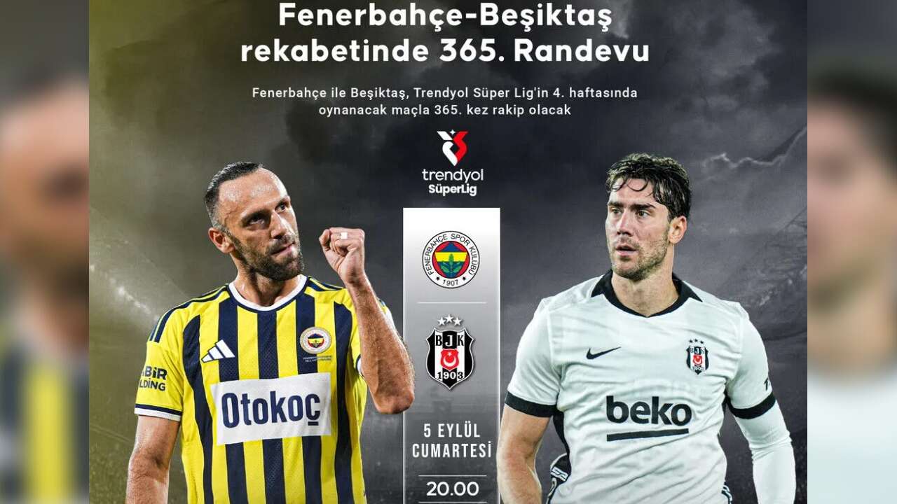 Fenerbahçe-Beşiktaş rekabetinde 365. Randevu