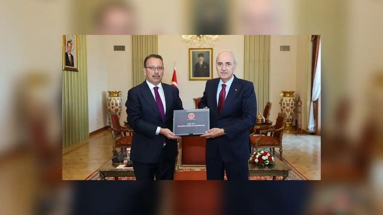 TBMM Başkanı Kurtulmuş, Sayıştay Başkanı Yener'i kabul etti