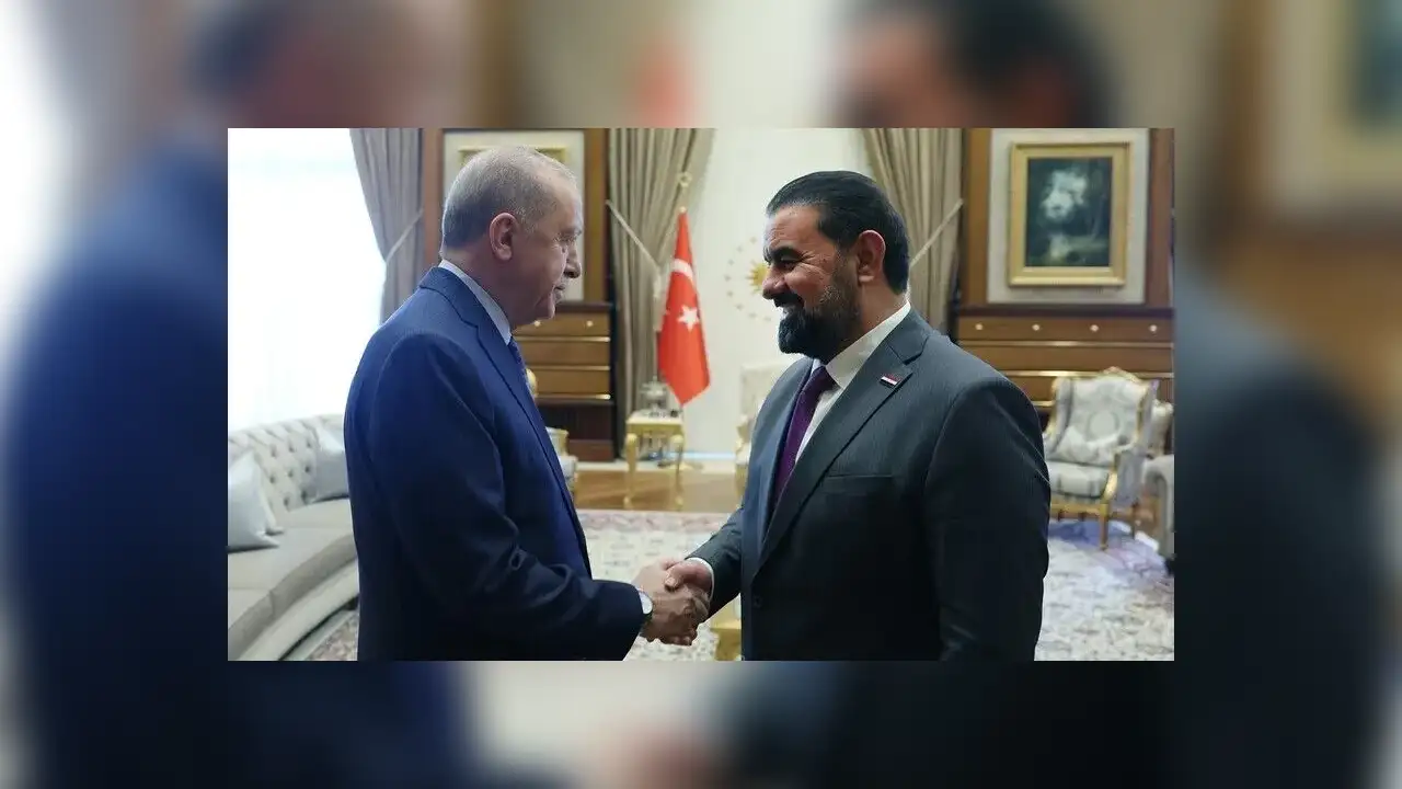 Cumhurbaşkanı Erdoğan, Irak Temsilciler Meclisi Başkanı Halbusi'yi kabul etti