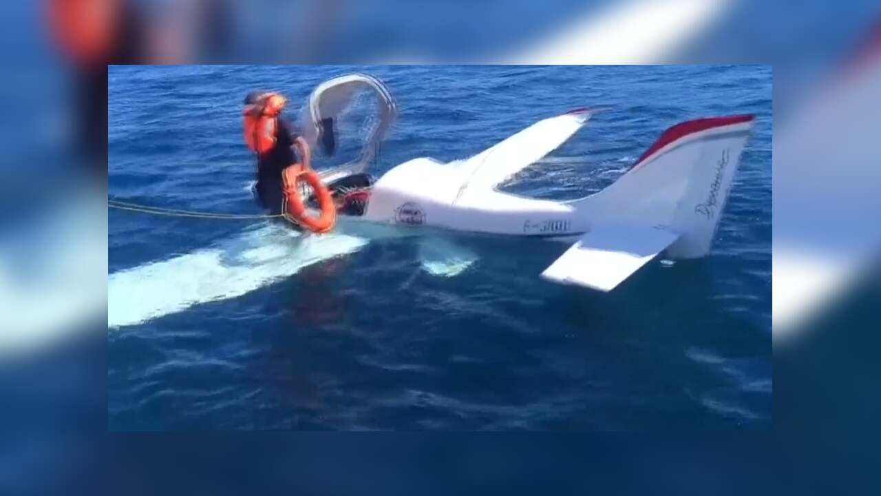Gürcistan'dan kalkan özel uçak Rize açıklarında denize acil iniş yaptı
