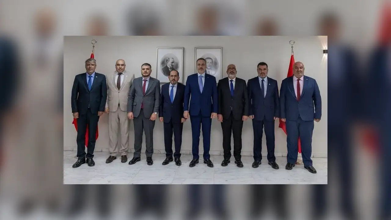 Dışişleri Bakanı Fidan, Suriye Türkmen Meclisi Başkanı Mustafa ile bir araya geldi
