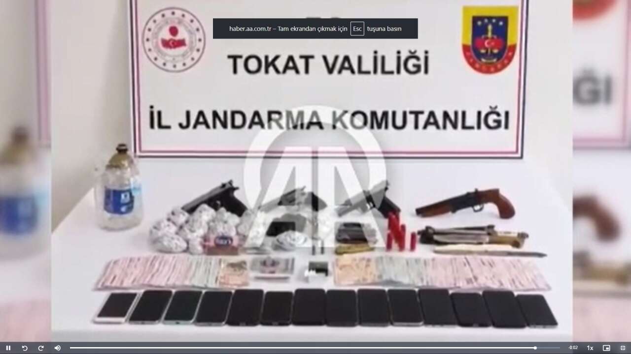 Tokat'ta uyuşturucu operasyonu: 20 Zanlı yakalandı