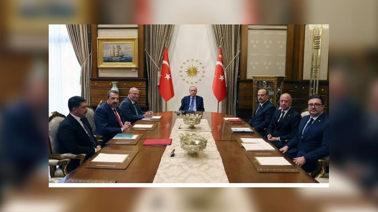 Cumhurbaşkanı Erdoğan, Ankara Valisi Canbolat ve beraberindeki heyeti kabul etti