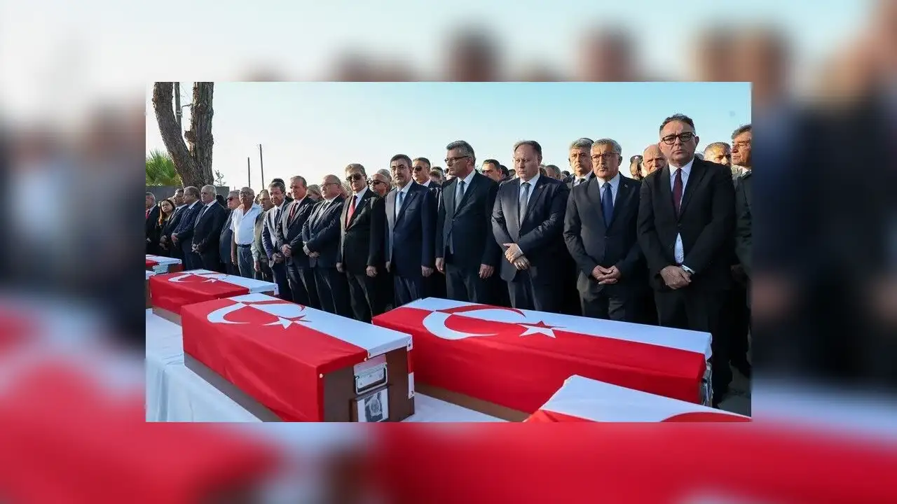 KKTC'de Atlılar Katliamı şehitleri, 52 yıl sonra son yolculuklarına uğurlandı