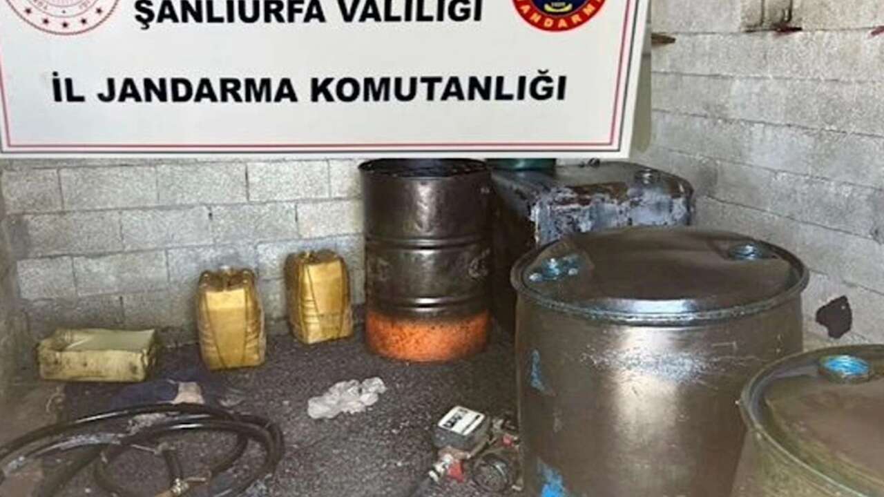 Şanlıurfa'da 1650 litre kaçak akaryakıt ele geçirildi!