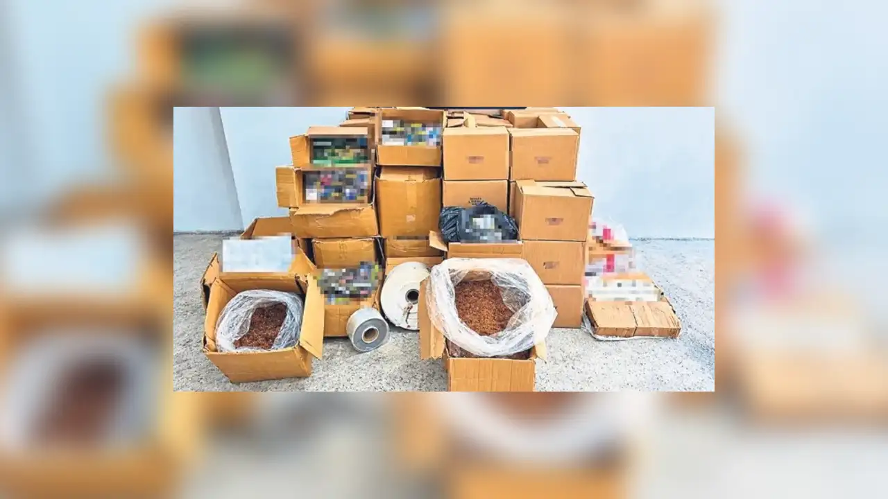 Marmaris’te kaçak tütün imalathanesine baskın