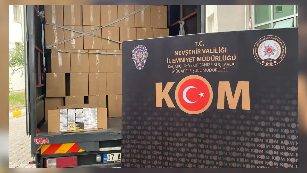 Nevşehir'de 4 Milyon 290 Bin Makaron ele geçirildi!