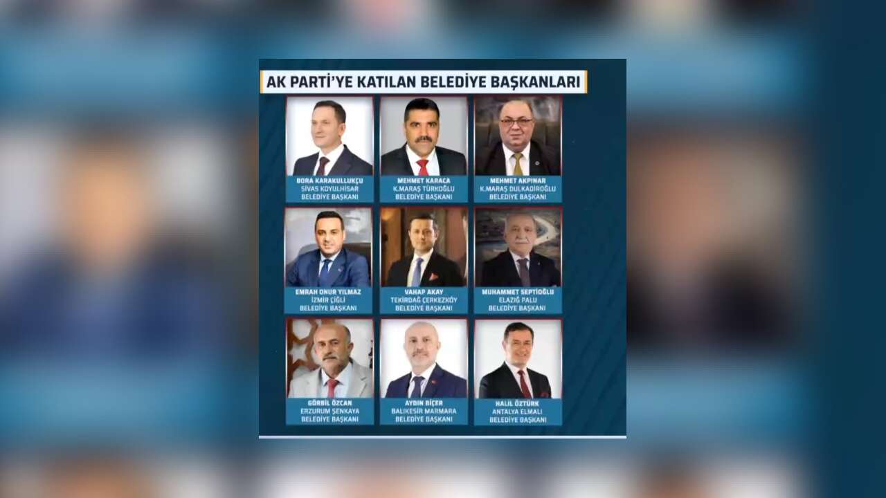 Rozetleri Erdoğan taktı: CHP, YRP ve İYİ Parti'den 9 isim AK Parti'ye geçti
